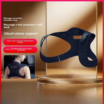 Корректирующий массажер для плеч и лопаток, корректирующий артефакт для горба, унисекс, регулируемый корректирующий массаж с горячим компрессом
