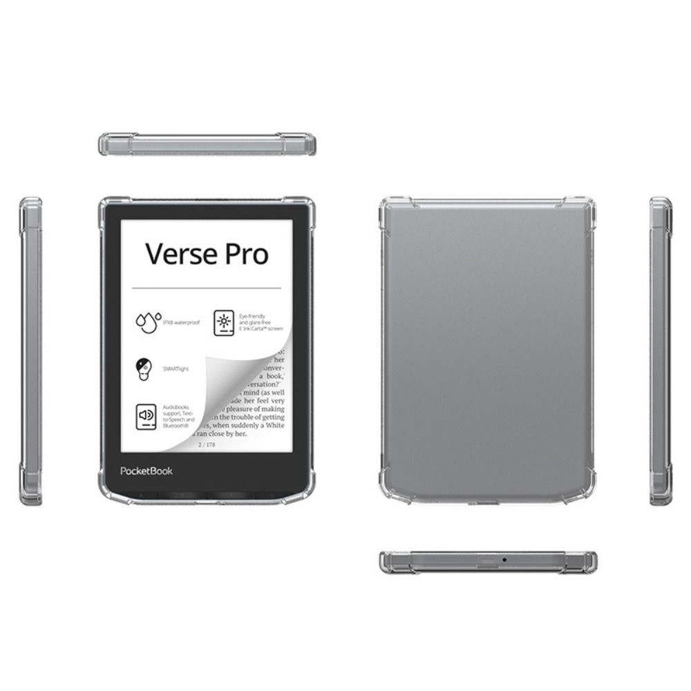 TPU PB629/PB634 Funda Прозрачный защитный чехол для Pocketbook Verse/Verse Pro/Verse Pro Color