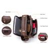 Shoulder Crossbody Can Hold iPad All Travel Shoulder Vertical [Contacts] Men's Handbag, Mini, Cowhide, Leather, Bag, Present, Bag, (Coffee)