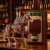 Durable Glass Whiskey Container Decanter, Horse Shape, High Borosilicate Wine Bottle, Gift for Men Preserves Aroma And Flavor Container, Lovers