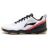 Li Ning CS16 Нескользящие износостойкие низкие бадминтонные кроссовки унисекс Белый Черный Красный AYTS057-2