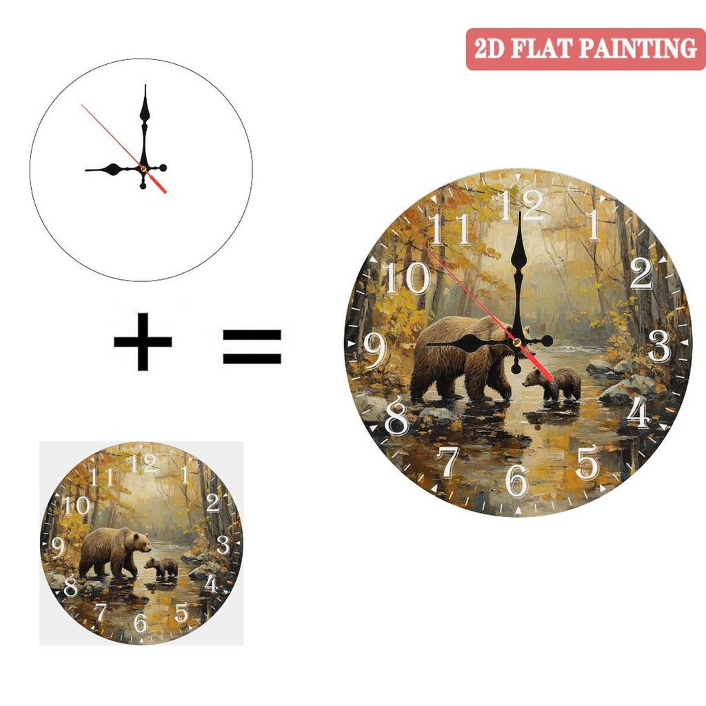 30x30cm Wooden Wall Clock as a Premium Gift for Clients and Executives