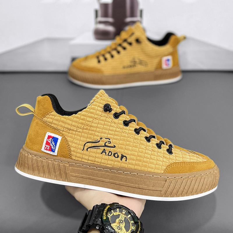 Trendy Mens Canvas Sneakers Flat Platform Sneakers Men Streetwear Hip Hop Designer Shoes Men Harajuku Vulcanized Shoes