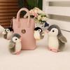 Toy Plush Penguin Keychain With Soft Pp Cotton Filling For Girls And Women