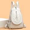 Small Backpack Multifunctional Chest Bag Shoulder Bag PU Women's Backpack