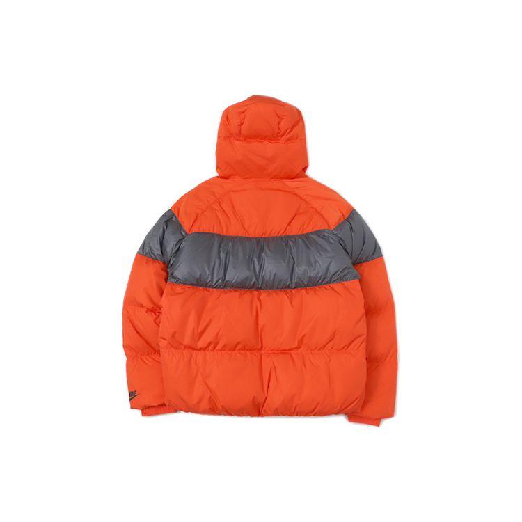 Nike Sportswear Hooded Down Jacket Winter Men Outerwear Orange BV4720-891