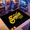 Simson Vintage Motorcycle Rug, suitable for living room, bedroom, game room, computer room and home décor.