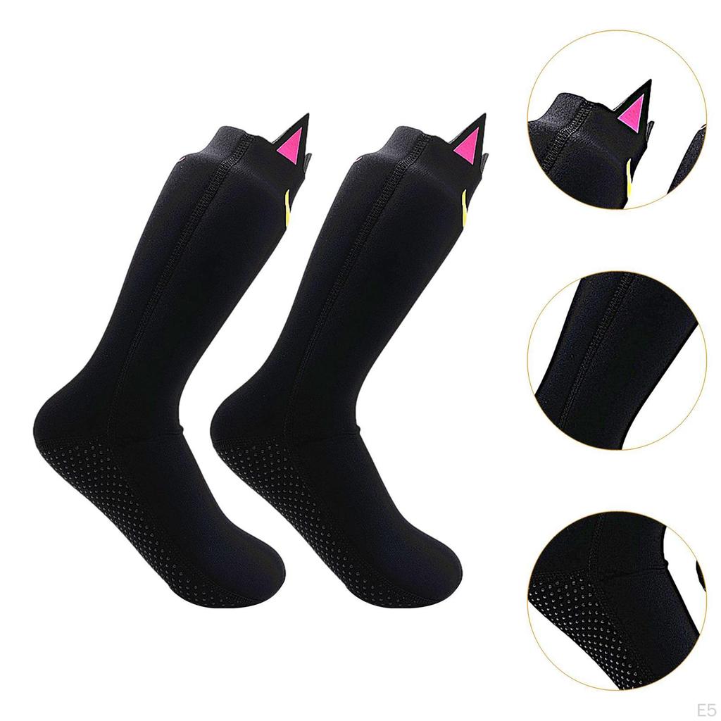 3 мм неопреновые носки для дайвинга, противоскользящие, удобные, дышащие, теплые ботинки, гидрокостюм для катания на лыжах, походов