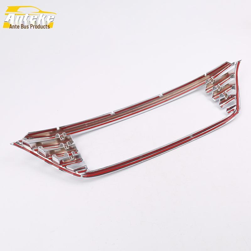 Fits 2015-2019 Vezel: Center Grille Bright Ring & Front Lip Anti-Scratch Sticker.