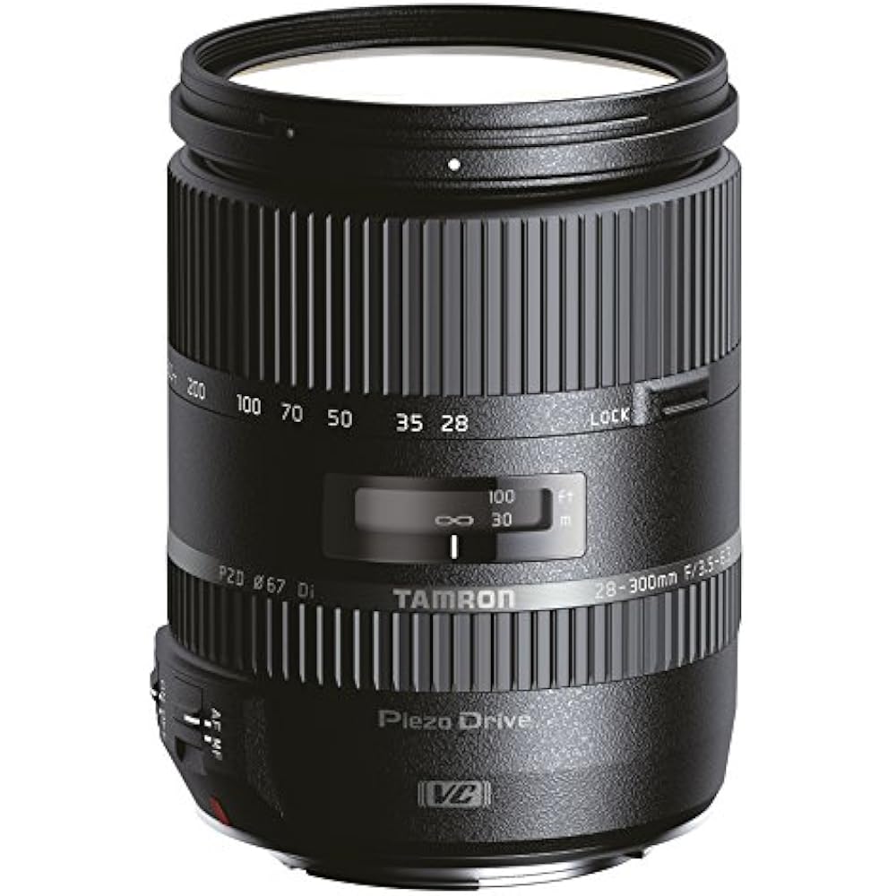 TAMRON A010N High Magnification Zoom Lens 28-300mm F3.5-6.3 Di VC PZD Full Size Compatible with N...