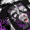 Gojo Satoru T-Shirt Jujutsu Kaisen Anime Horror Funny Gift Shirt All Size