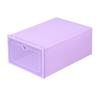 Shoes Plastic Stackable Shoe Box Organizer Storage Clear Foldable Home Textile Storage Stuff Organizer