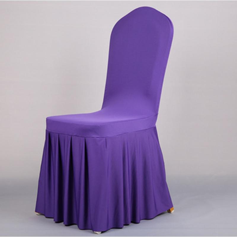 Hotel Wind Table and Chair Banquet Chair Cover Thickened Elastic Conference Hotel Wedding Special Oxford Skirt Hem Chair