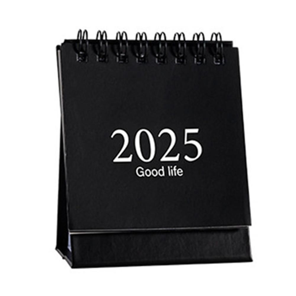 Мини-календарь на 2024-2025 годы, перекидной настольный календарь с июля 2024 года по декабрь 2025 года, настольный календарь с наклейками