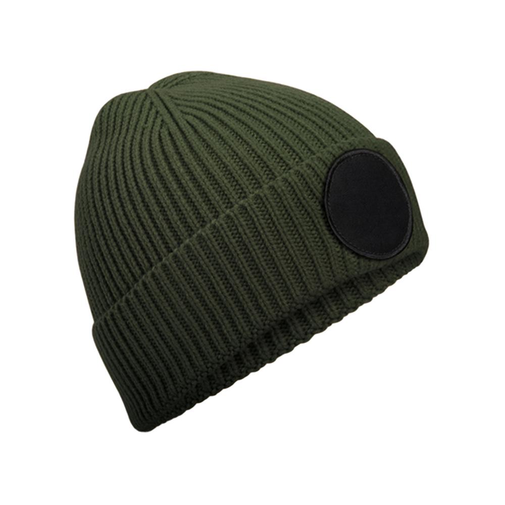 Circular Patch Beanie