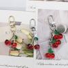 Креативный брелок-вишня из сплава, подвеска на сумку, подарок