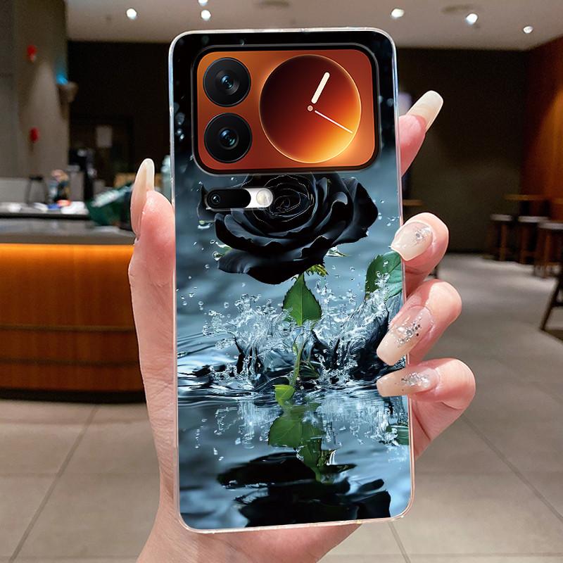 Модный Чехол для Телефона с Узором Совы для Xiaomi 17 Pro Xiaomi 17 Pro Max Прозрачный Мягкий TPU Чехол Ударопрочный Парный Чехол