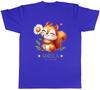 Personalised Squirrel Daisy Flower Unisexs TShirt Forest Animal Floral Tee Gift
