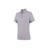 Li Ning Solid Color Logo Pullover Polo Shirt Women Tops Purple APLT082-2