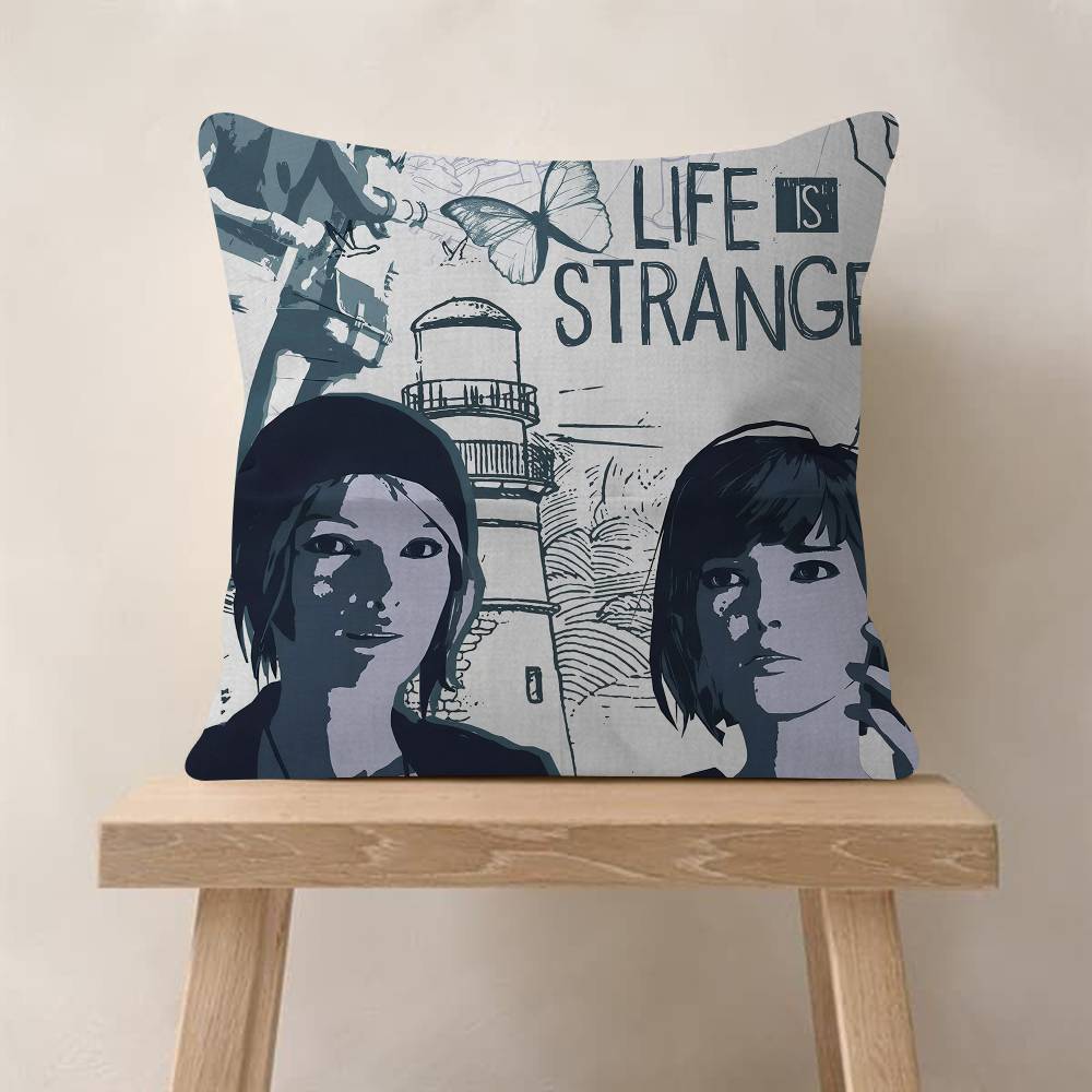 Game Life Is SStrange Pillowcase Toon Gift Cushion Cover Bedroom Home Sofa Chair Seat Decor Pillow Case