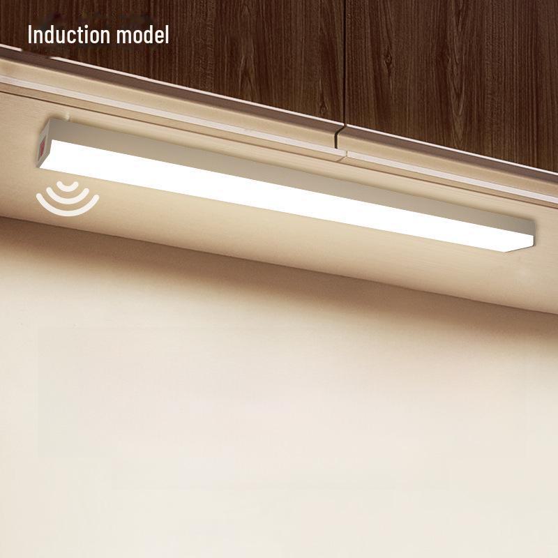 Беспроводная перезаряжаемая светодиодная лента с датчиком движения с магнитными и самоклеящимися вариантами для шкафов и гардеробов