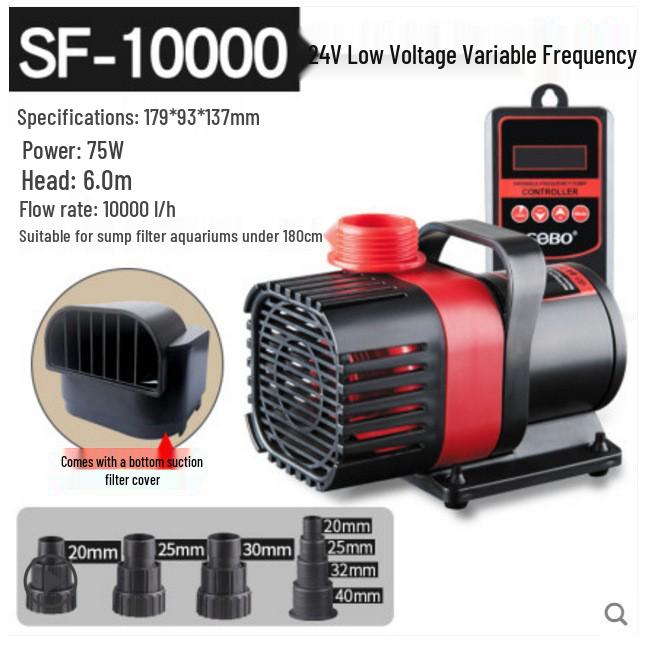 Songbao Amphibious Fish Tank & Pond Submersible Pump with Frequency Conversion