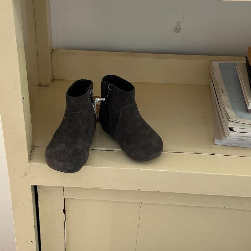 2024 New Children Shoes Fashion Toddler Casual Shoes Soft Soled Winter Cotton Boots Simple Anti Slip Barefoot Shoes Kids Tenis