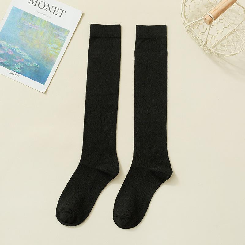 Summer Thin and Slimming Calf Socks for Women, Light and Breathable Calf Student Socks, Spring and Summer Long Socks
