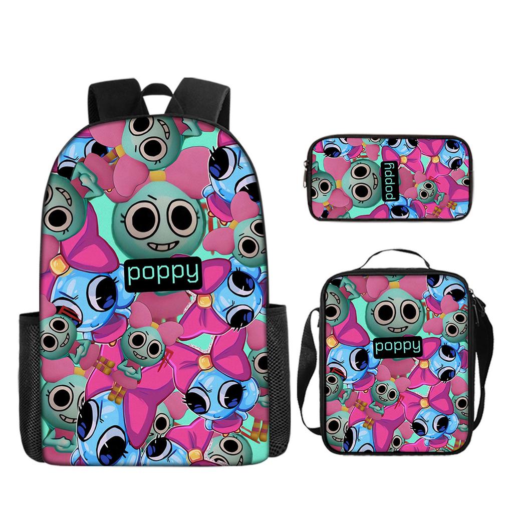 Рюкзак с принтом, сумка через плечо, пенал, набор из трех предметов