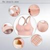 Women Sports Bra Workout Push Up Seamless Sexy Fast Dry Yoga Fitness Removeable Pads Shockproof Running Wire Free X Shape Back