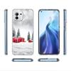Прозрачный чехол со снежинкой и снегом для Xiaomi Mi Poco X3 NFC M3 Pro F3 F1 11 Lite 12 Note 10 11T 9T, прозрачный чехол для телефона