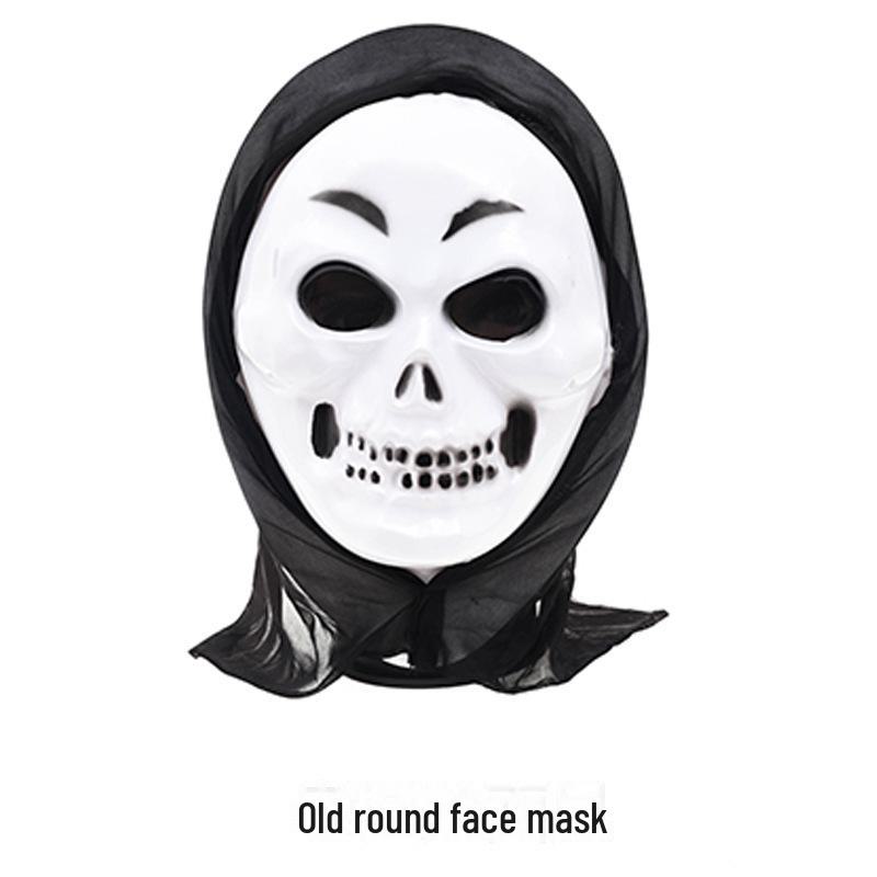 Страшная маска черепа на Хэллоуин и набор перчаток зомби