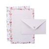 Office Supplies Cartoon Different Style Letter Pad Beautiful Flower Envelope Writing Paper Stationery Paper Letter Paper