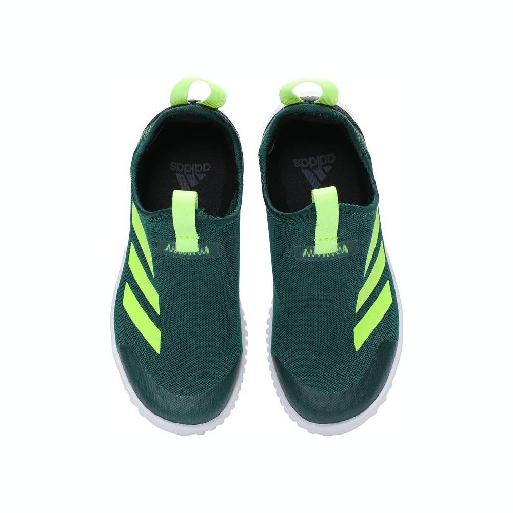 adidas Rapidazen Синтетическая кожа Удобные Простые Нескользящие Амортизирующие Кроссовки Мид-Топ для Бега для Детей Детские Кроссовки Черные Зеленые ID3371