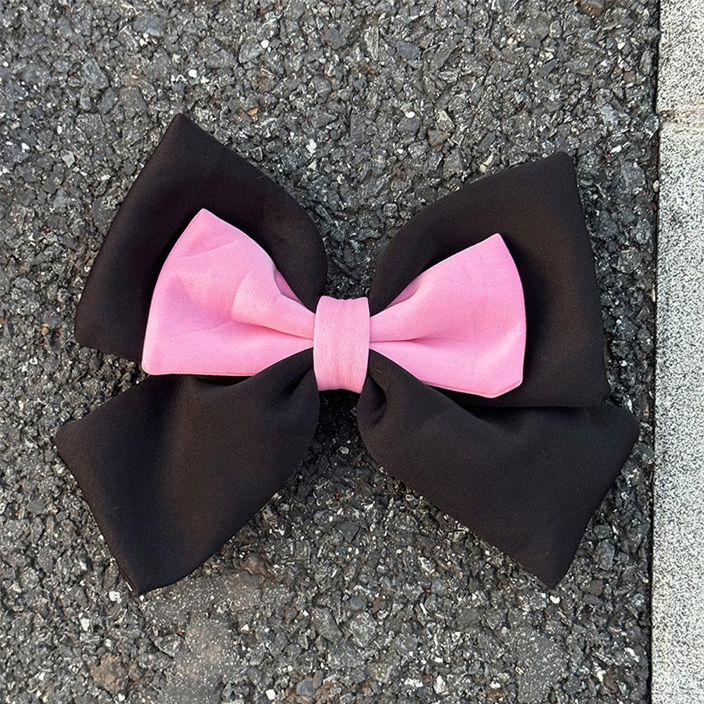 Мотоциклетный шлем с двухцветным бантом, украшением для электрического велосипедного шлема, аксессуары для украшения кузова автомобиля, бант для девушек и женщин