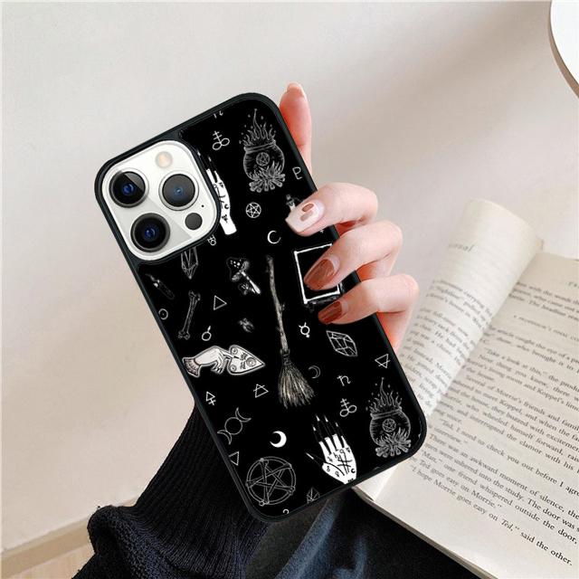 Чехол-ракушка 'Ведьма Колдовство' Для iPhone 17 Air 15 16e 14 13 12 Pro Max 11 Pro Max Plus Чехол для телефона