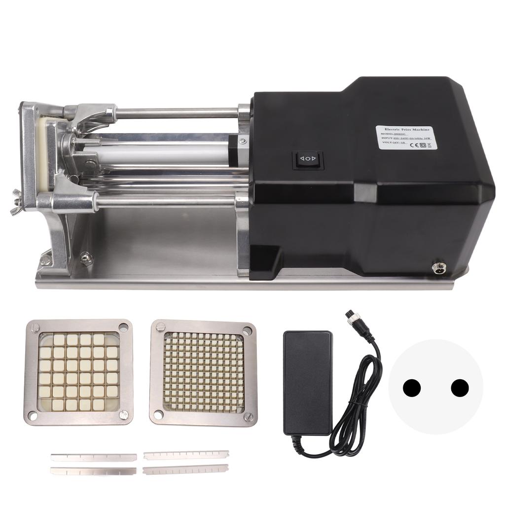 French Fry Cutter Heavy Duty Stainless Steel Electric Potato Chip Cutter for Commercial Household