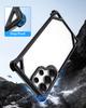 Oatsbasf Metal Frameless for Samsung Galaxy S25 Ultra Phone Case Minimalist Bumper Ultra-thin Protective Cover Wireless Charging