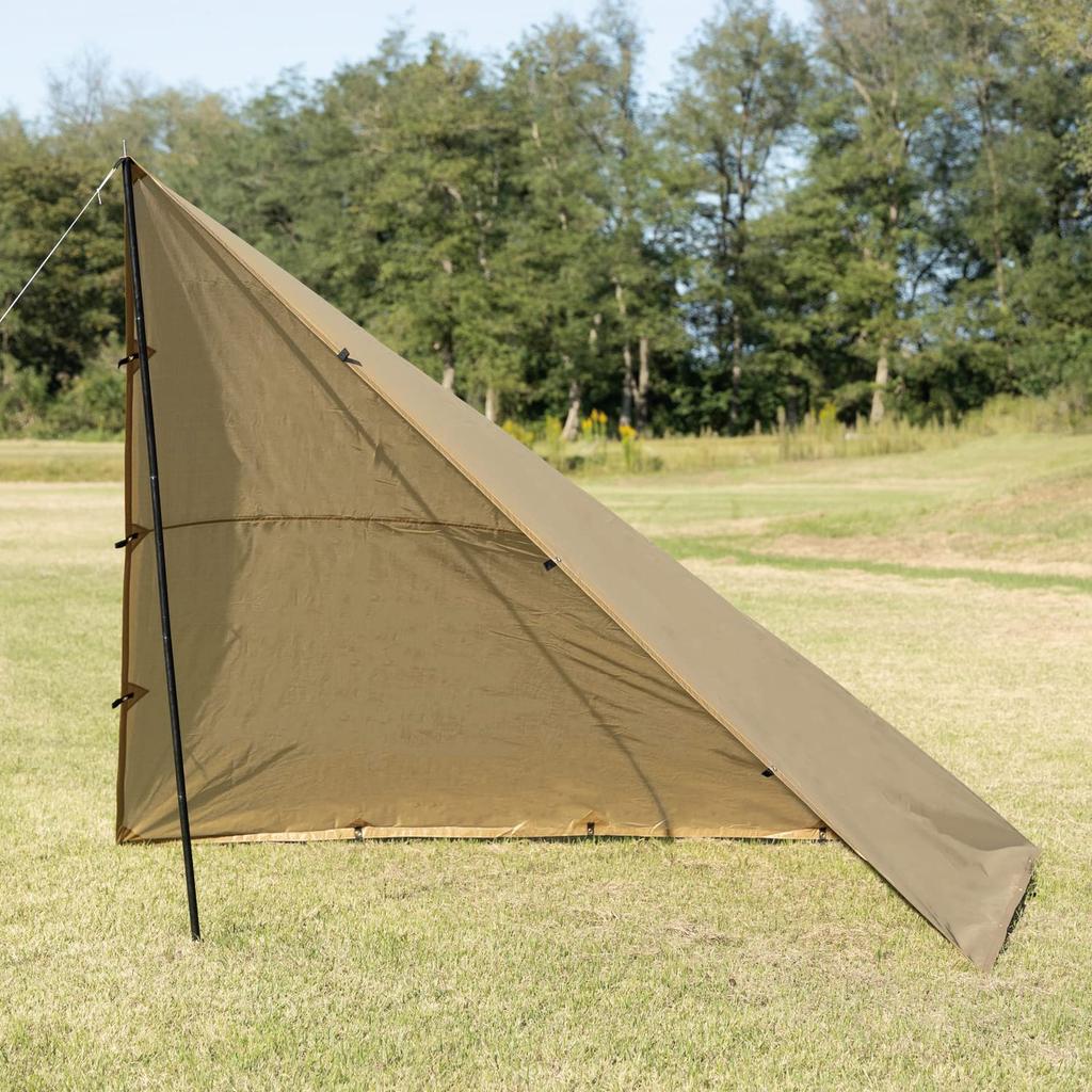 BUNDOK Square Tarp, Beige, BDK-23B