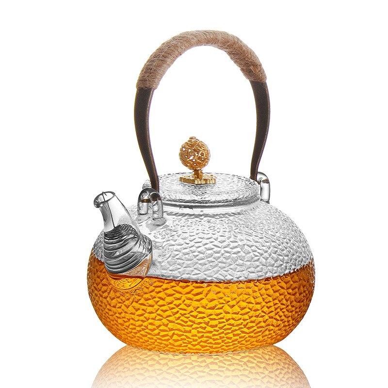 750/930 мл креативный бутик японский утолщенный термостойкий стеклянный чайник, домашний цветочный чайник, офисный чайник, подарочная коллекция