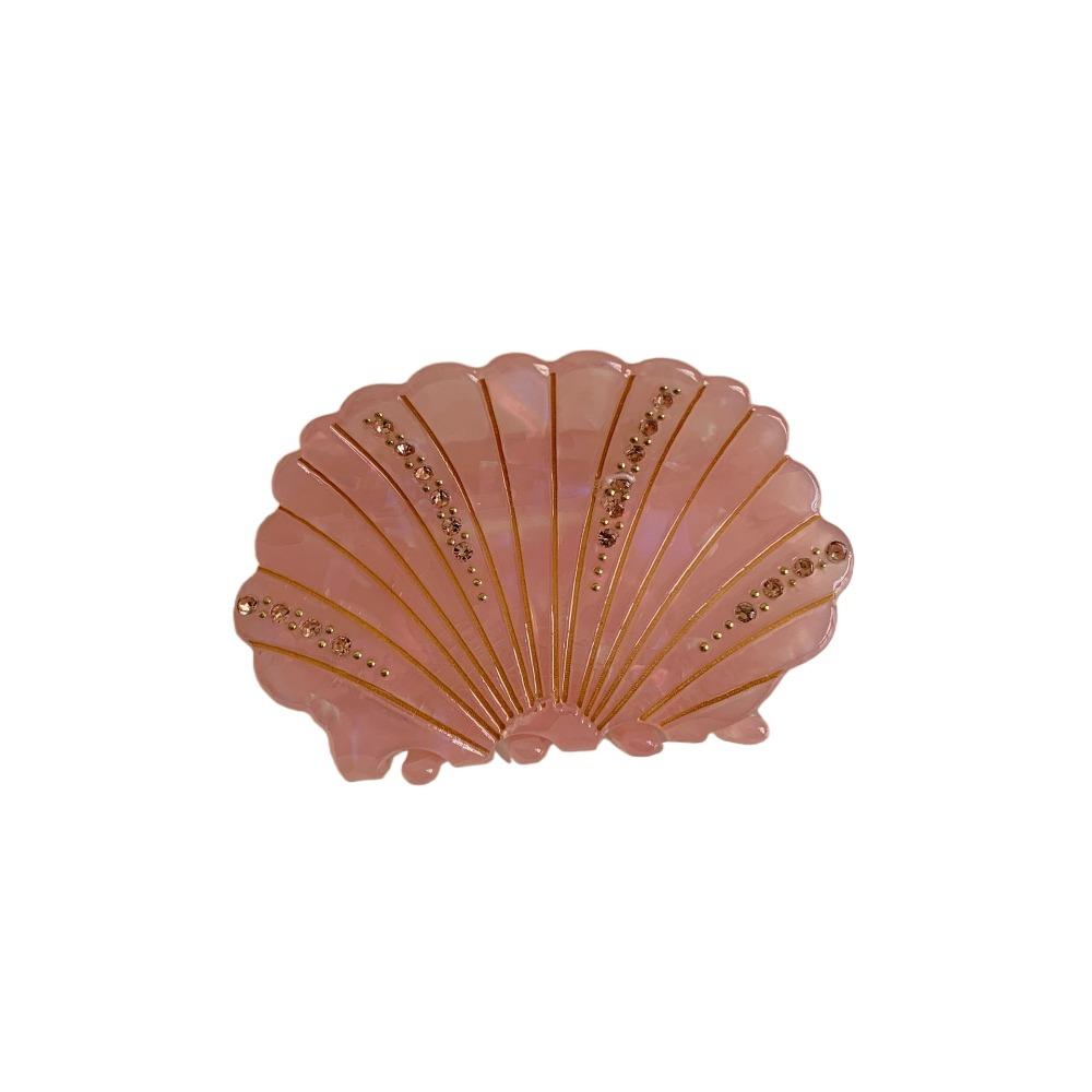 Нескользящий Зажим-Краб Ракушка Акула Ювелирные Изделия Стразы Зажим-Краб Модный Ацетат Ракушка Заколка для Волос Дамская