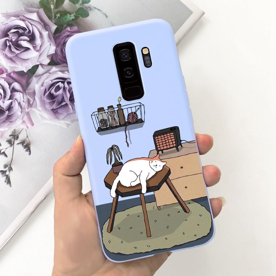 For Samsung Galaxy S9 Plus Case Unique Candy Painted Cover Soft Silicone Phone Case For Samsung S9 Plus S9+ GalaxyS9 Full Bumper