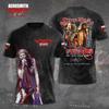 Rock Band Aerosmith 3D Print T-Shirts Men Women Short Sleeve Hip Hop T Shirt