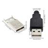 10 шт. Тип A Штекер-Розетка USB 4-контактный Разъем с Черной Пластиковой Крышкой Типа A DIY Наборы