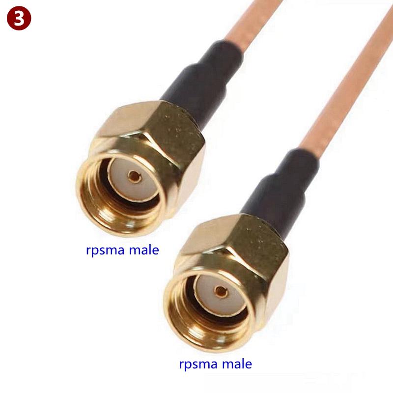 SMA Male to SMA Male Plug Jack RF Connector Pigtail Extension Cable RG316 Coax Jumper Cable Extension Coax Jumper Low Loss