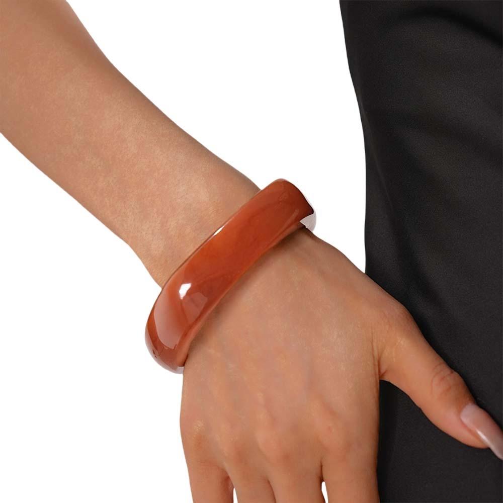 Богемный браслет из смолы, смазывание, ретро-кольцо для руки, креативный нерегулярный широкий браслет для женщин и девочек