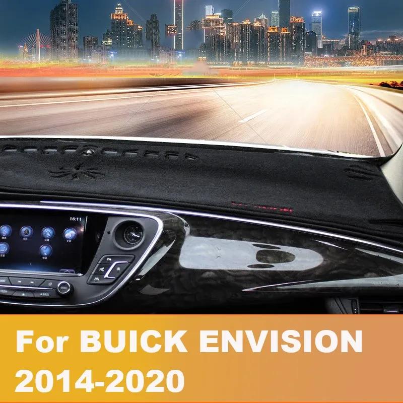 For Buick Envision 2015- Car Dashboard Covers Mat Avoid Light Pad trument Platform Cushion Carpets Accessories