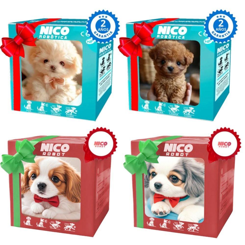 Fashion Plush Robot Puppy Walking Barking Simulated Puppy Interactive Tail Wagging Walking Dog Toy Chilren