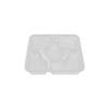 Rectangular 5-Compartment Disposable Food Containers