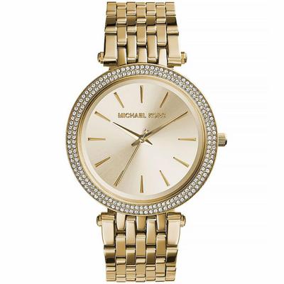 MK3191 Darci Glitz Gold Dial Pave Bezel Crystal Женские часы